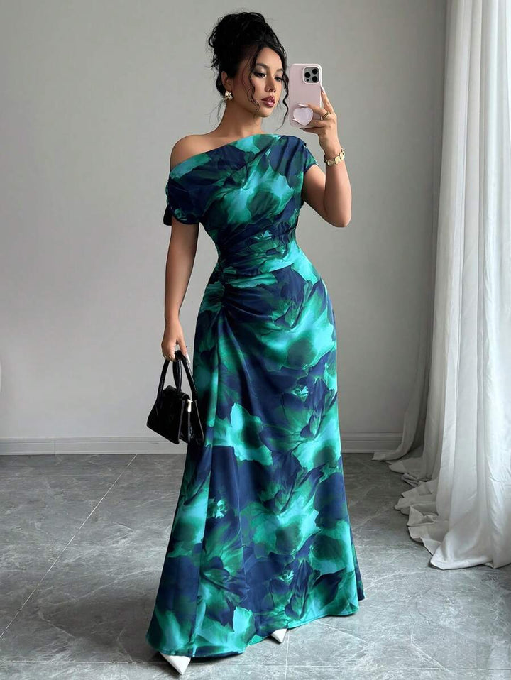 Rochie maxi SHEIN, mix culori