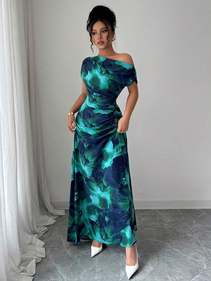Rochie maxi SHEIN, mix culori