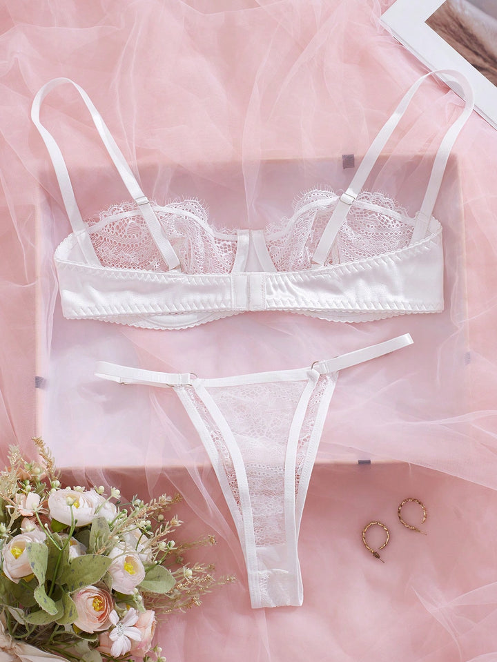 Set de lenjerie intimă SHEIN, alb