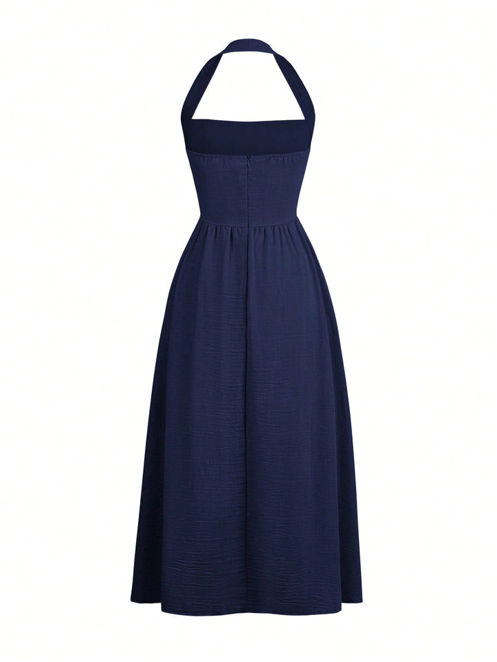 SHEIN maxi ruha, kék