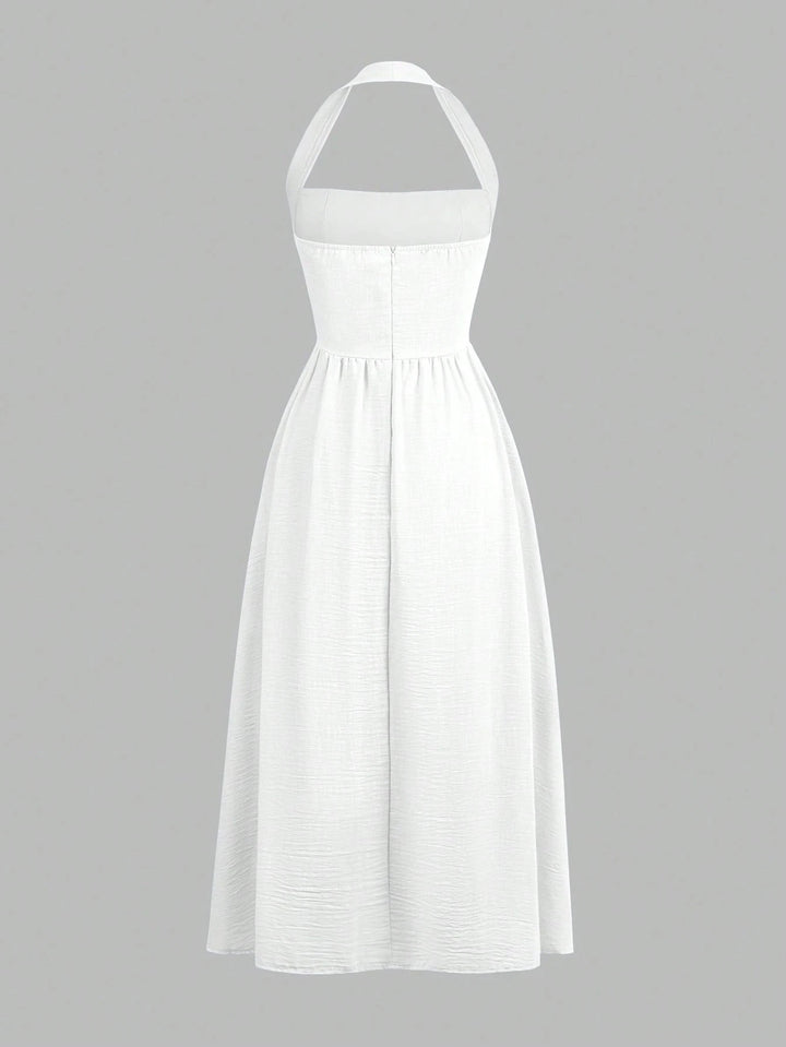 Rochie maxi SHEIN, alb