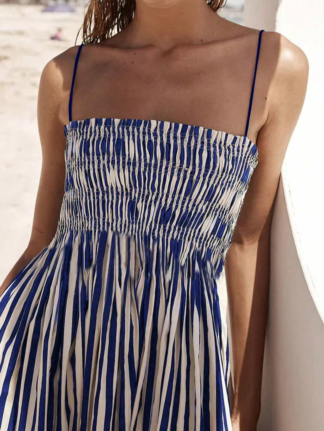 SHEIN maxi ruha, kék