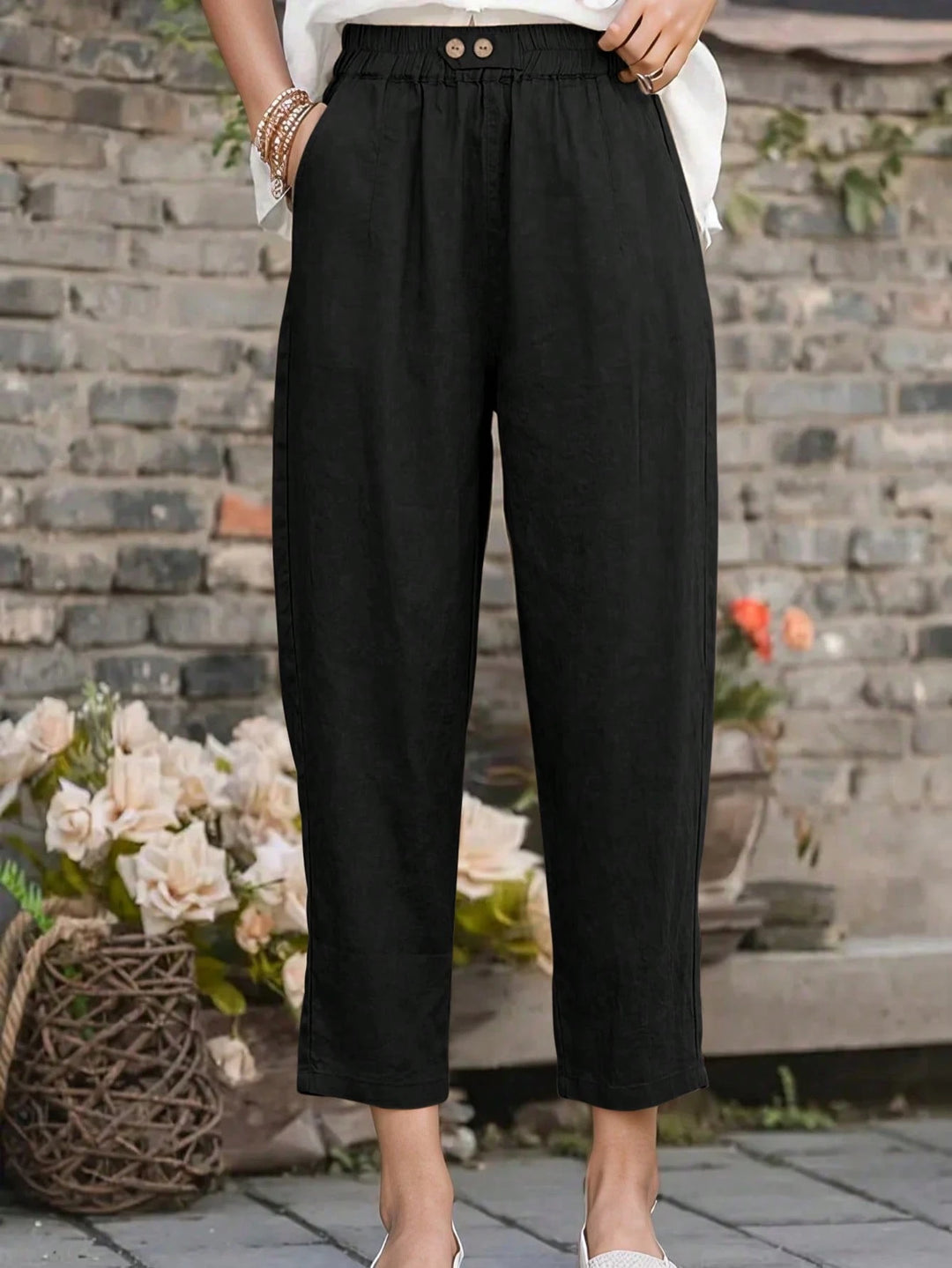Pantaloni SHEIN, negru