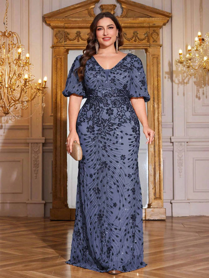 Rochie de seara SHEIN, albastru