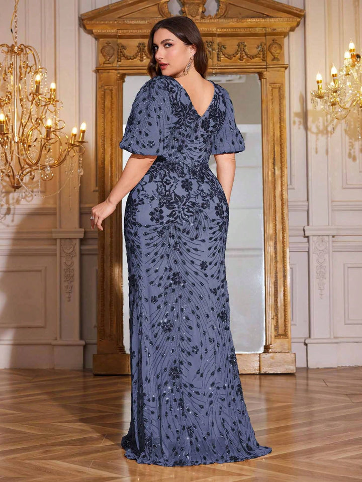 Rochie de seara SHEIN, albastru