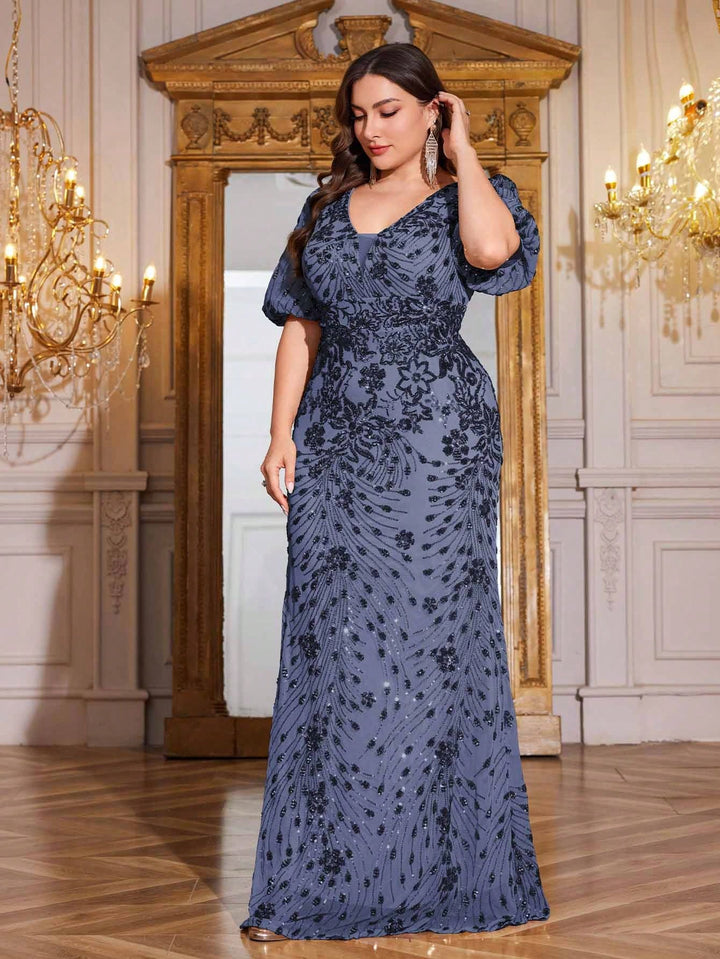 Rochie de seara SHEIN, albastru