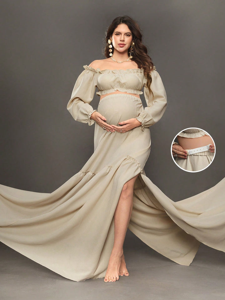 Rochie de maternitate SHEIN, portocaliu