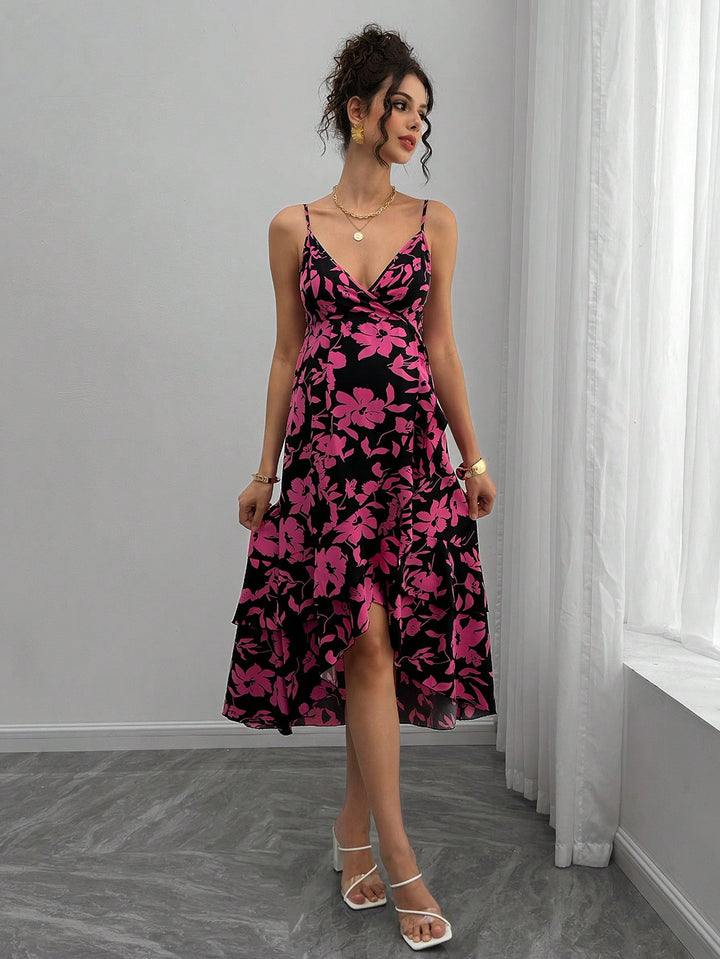 Rochie midi SHEIN, mix culori