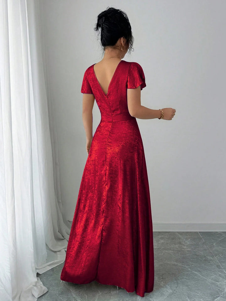 SHEIN maxi ruha, piros
