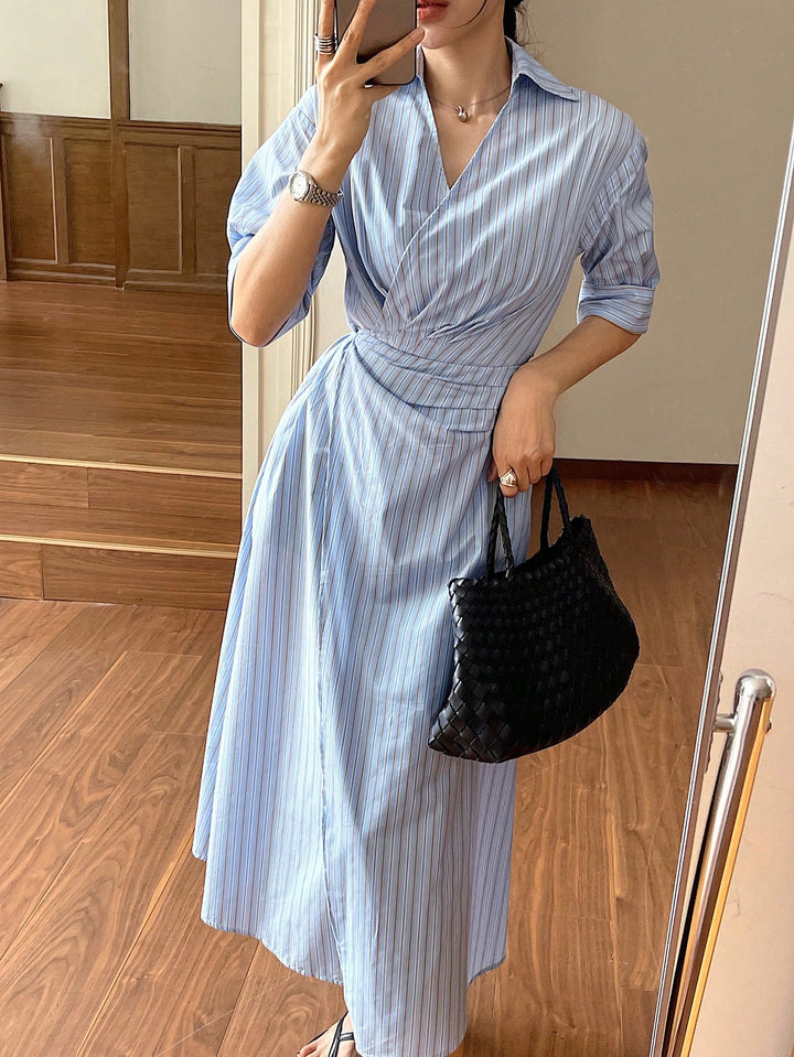 Rochie midi SHEIN, albastru