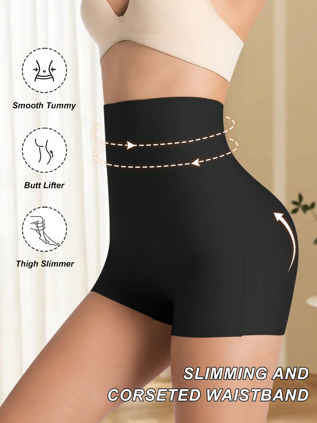 Lenjerie modelatoare SHEIN, negru