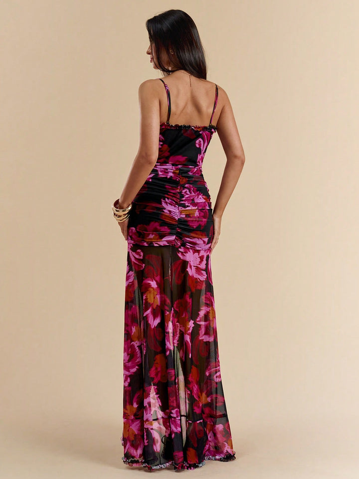 Rochie maxi SHEIN, roz