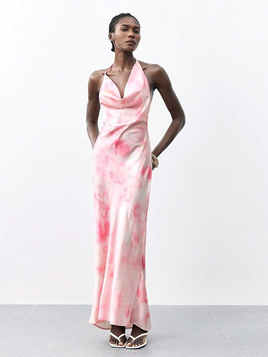 Rochie maxi SHEIN, roz