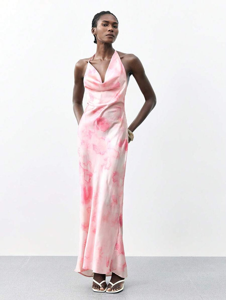 Rochie maxi SHEIN, roz
