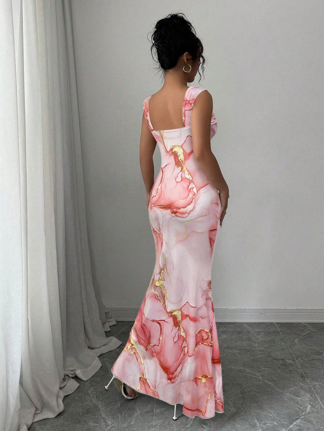 SHEIN maxi ruha, mix színek