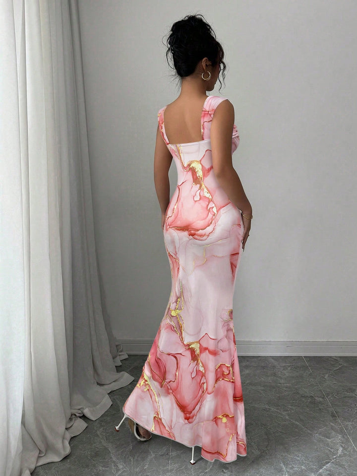 SHEIN maxi ruha, mix színek