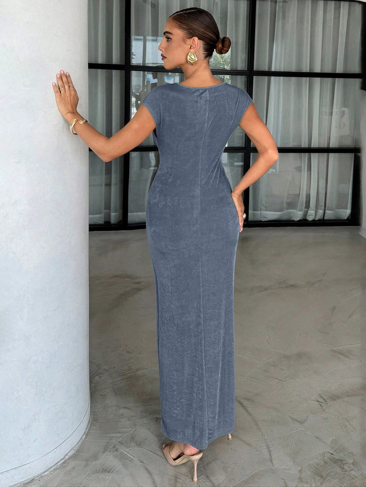 SHEIN maxi ruha, kék