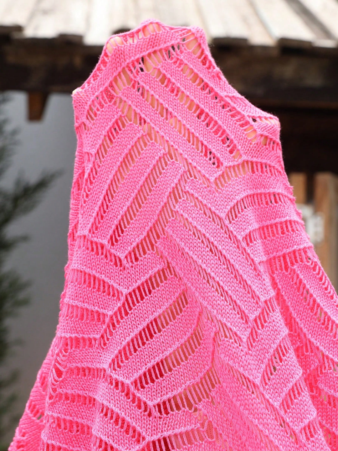 Kimono de plaja SHEIN, roz