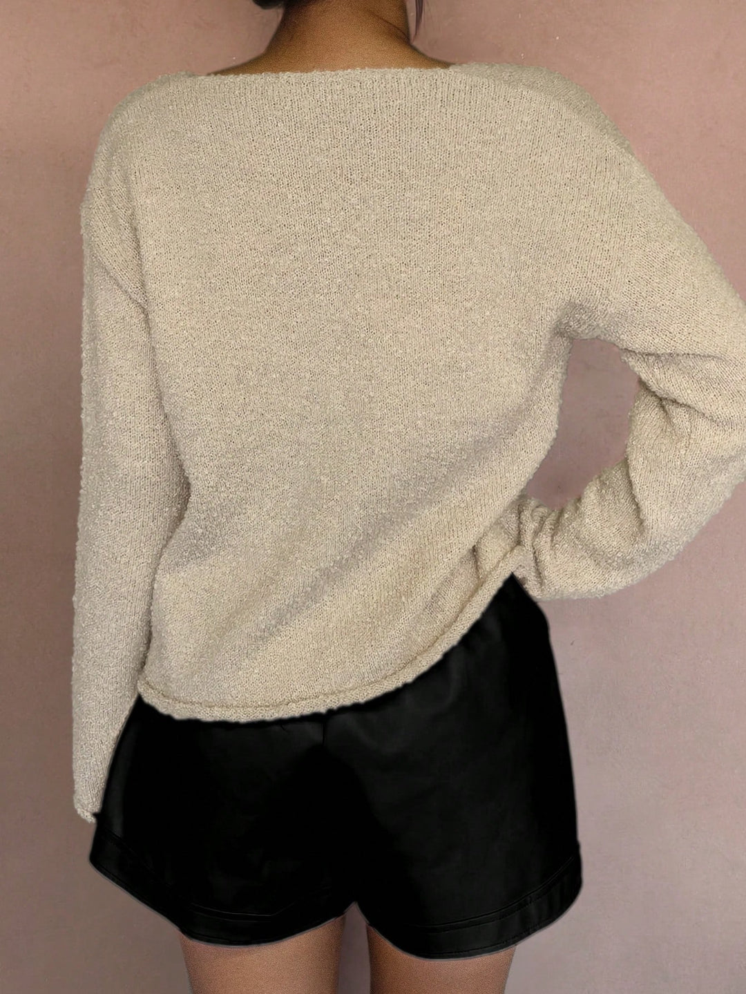 Cardigan SHEIN, bej
