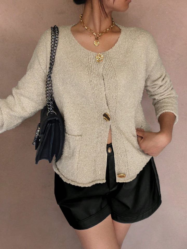Cardigan SHEIN, bej