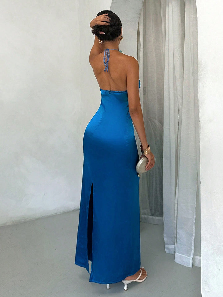 SHEIN maxi ruha, kék