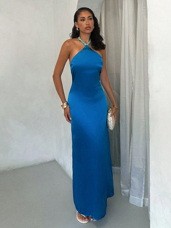 Rochie maxi SHEIN, albastru