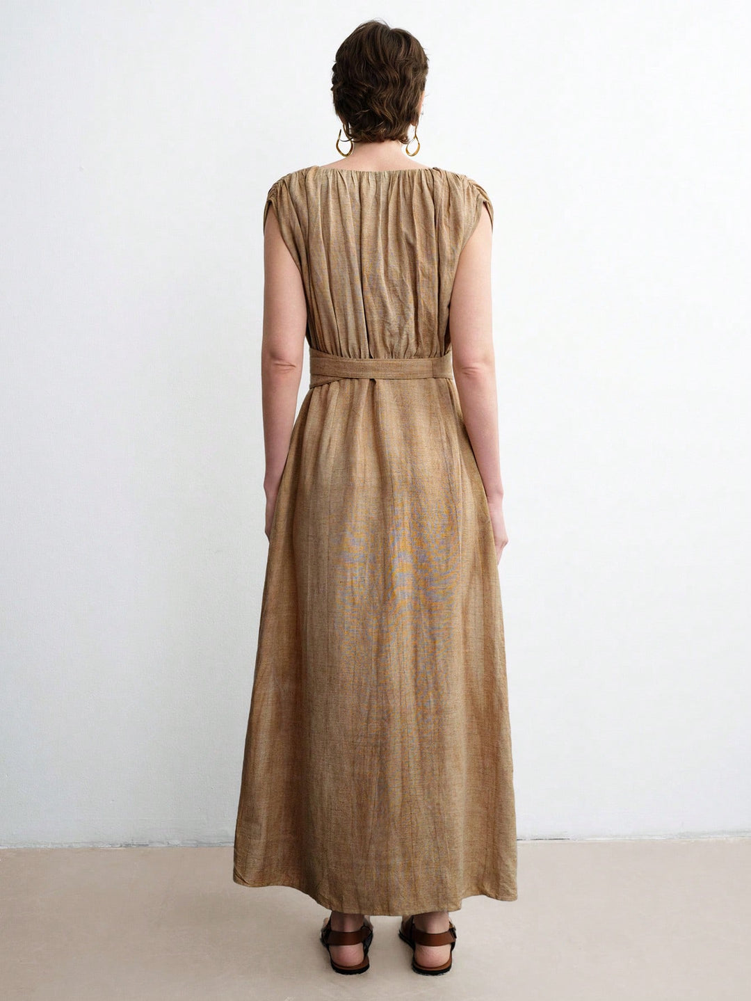 Rochie maxi SHEIN, kaki