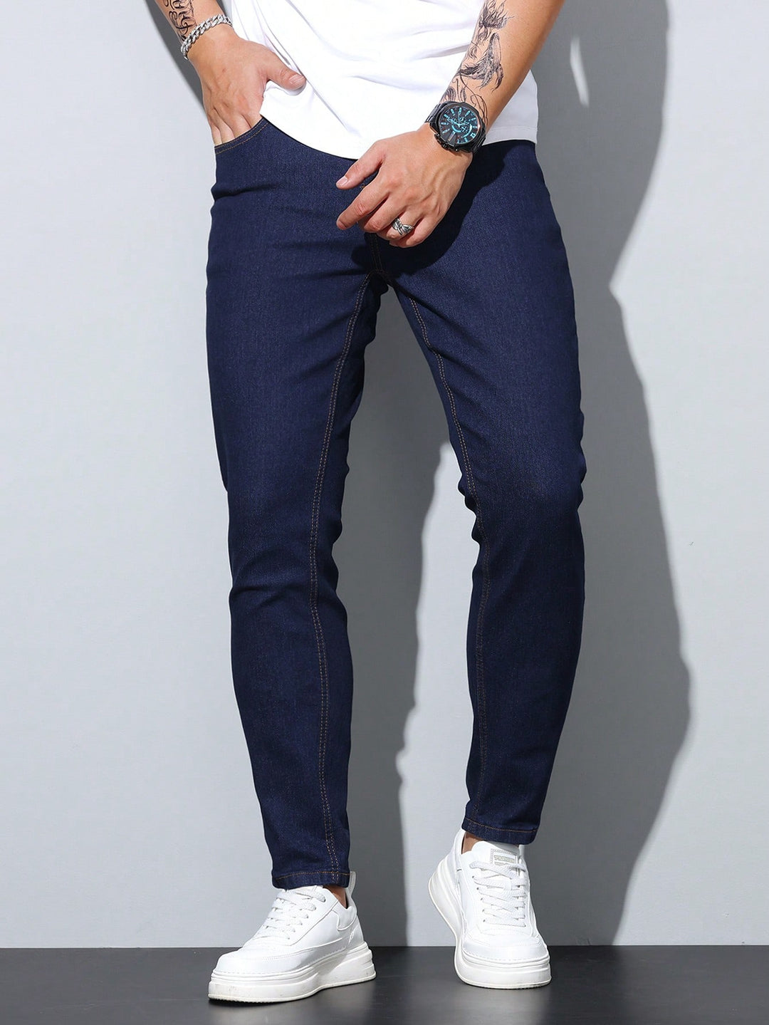 Jeans SHEIN, albastru