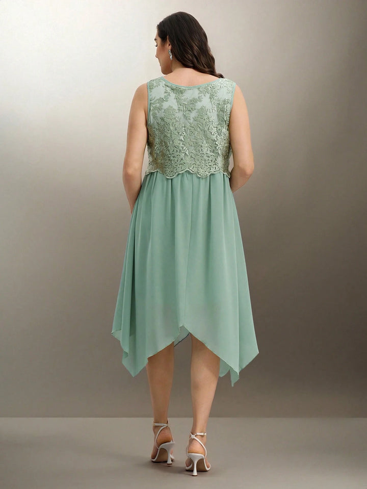 Rochie midi SHEIN, verde