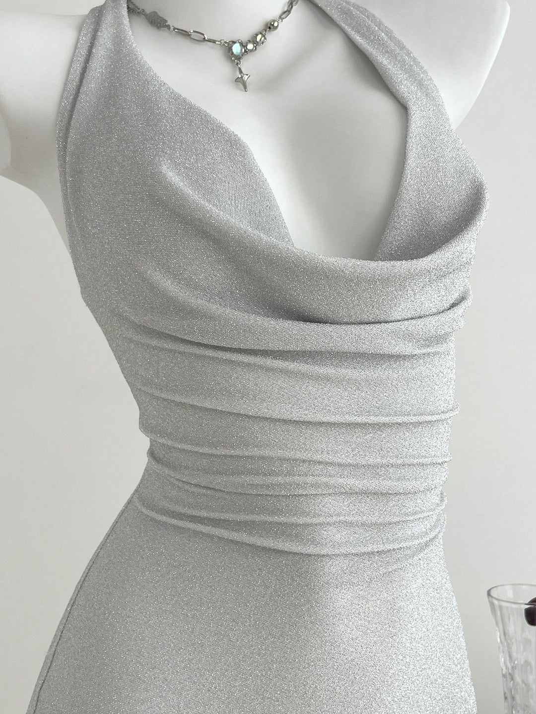 Rochie mini SHEIN, alb