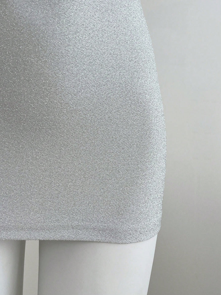 Rochie mini SHEIN, alb