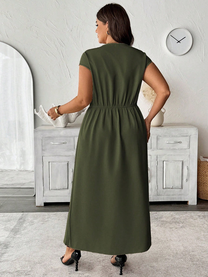 Rochie maxi SHEIN, verde