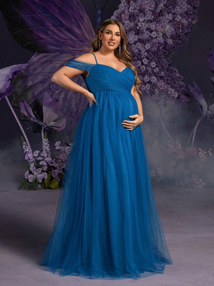 Rochie de maternitate SHEIN, turcoaz