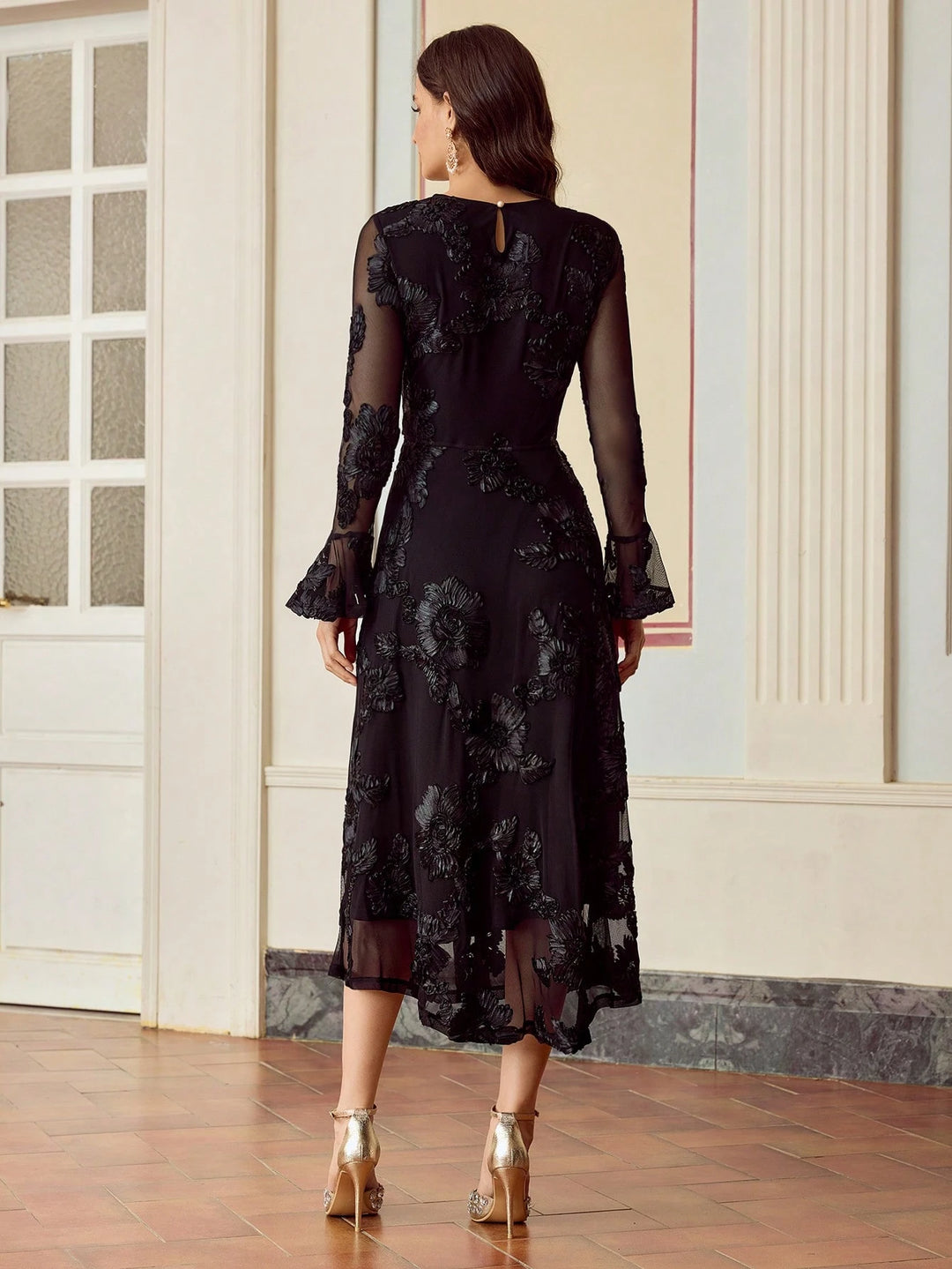 Rochie midi Shein, negru