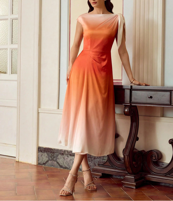 Rochie midi SHEIN, mix culori