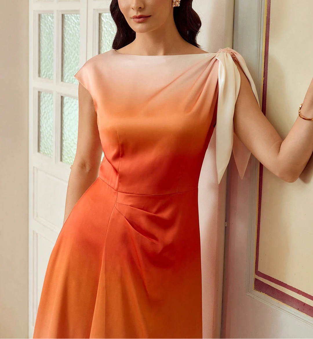 Rochie midi SHEIN, mix culori