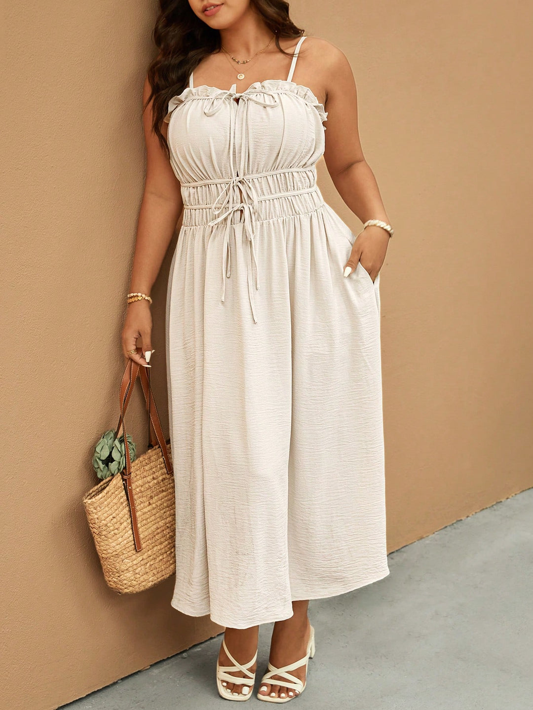 SHEIN Maxi Ruha, bézs