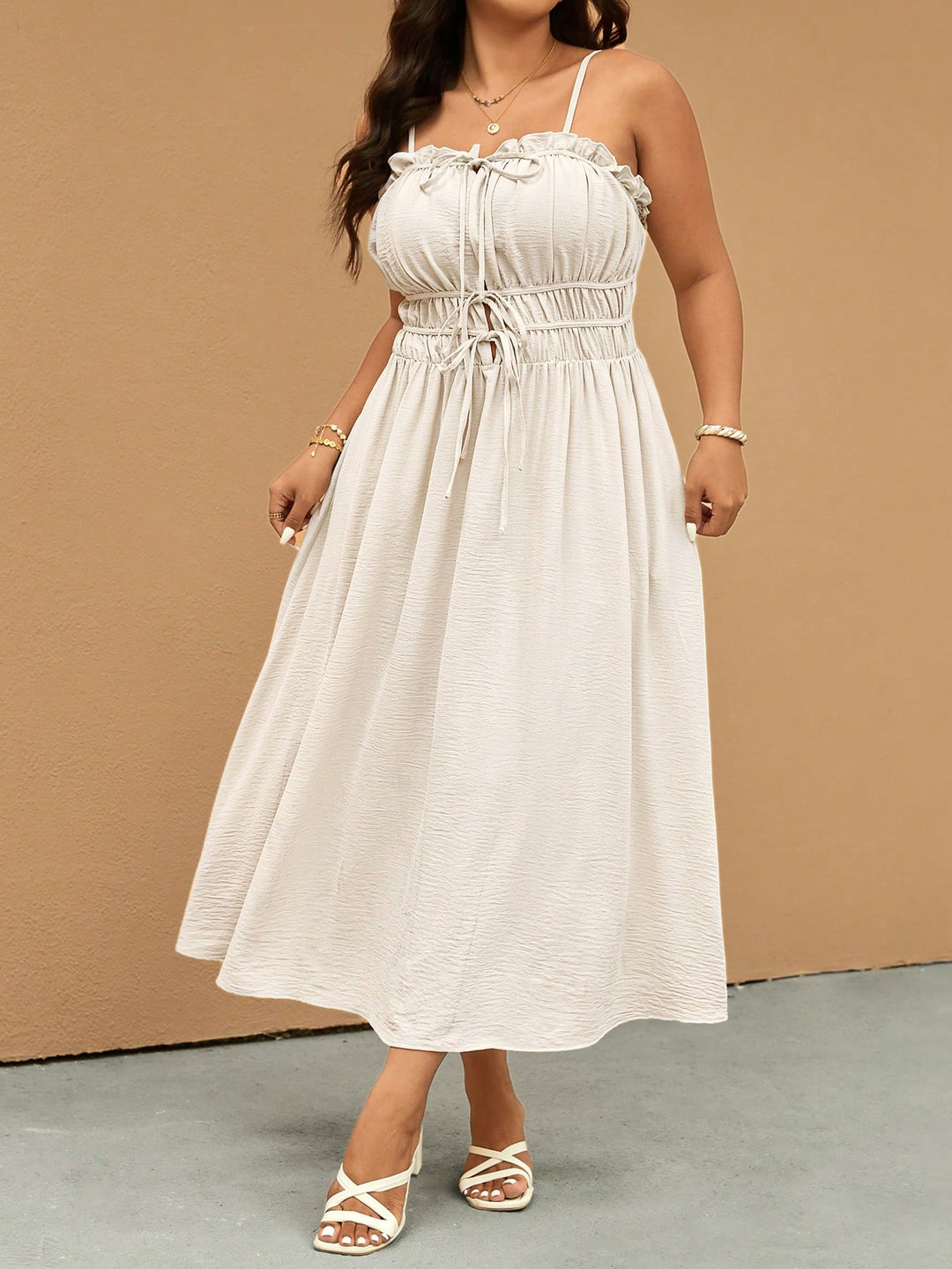 SHEIN Maxi Ruha, bézs