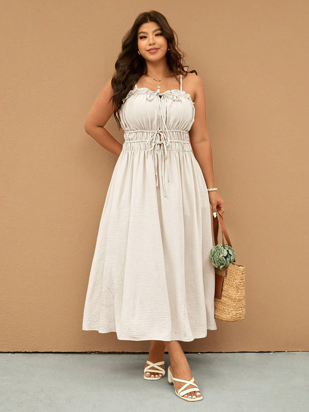 SHEIN Maxi Ruha, bézs