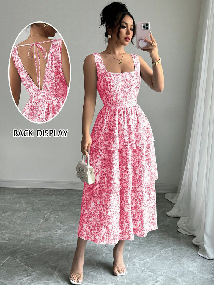 Rochie maxi SHEIN, roz