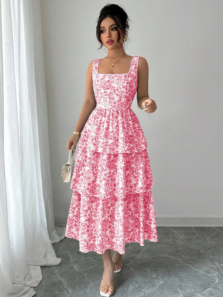 Rochie maxi SHEIN, roz