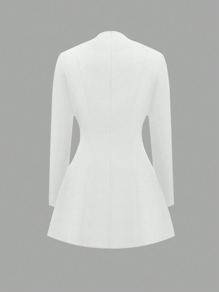 Rochie mini SHEIN, alb