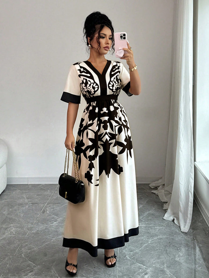 Rochie midi SHEIN, bej