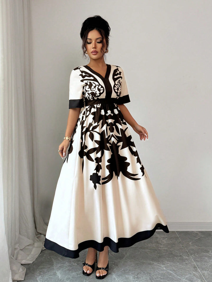 Rochie midi SHEIN, bej