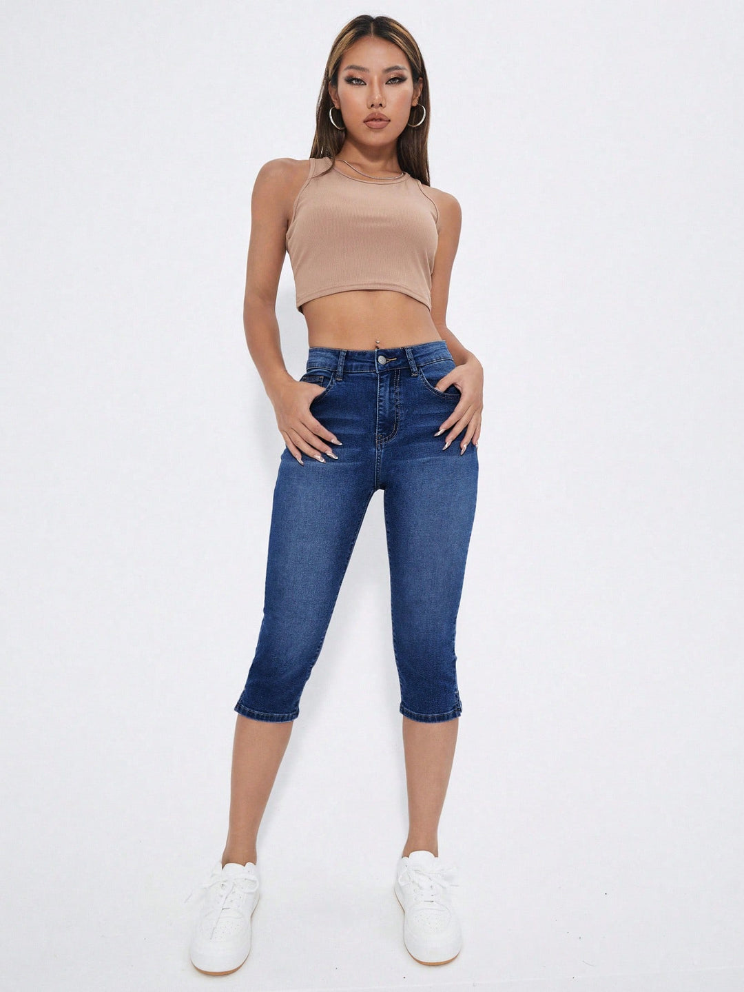 Jeans SHEIN, albastru