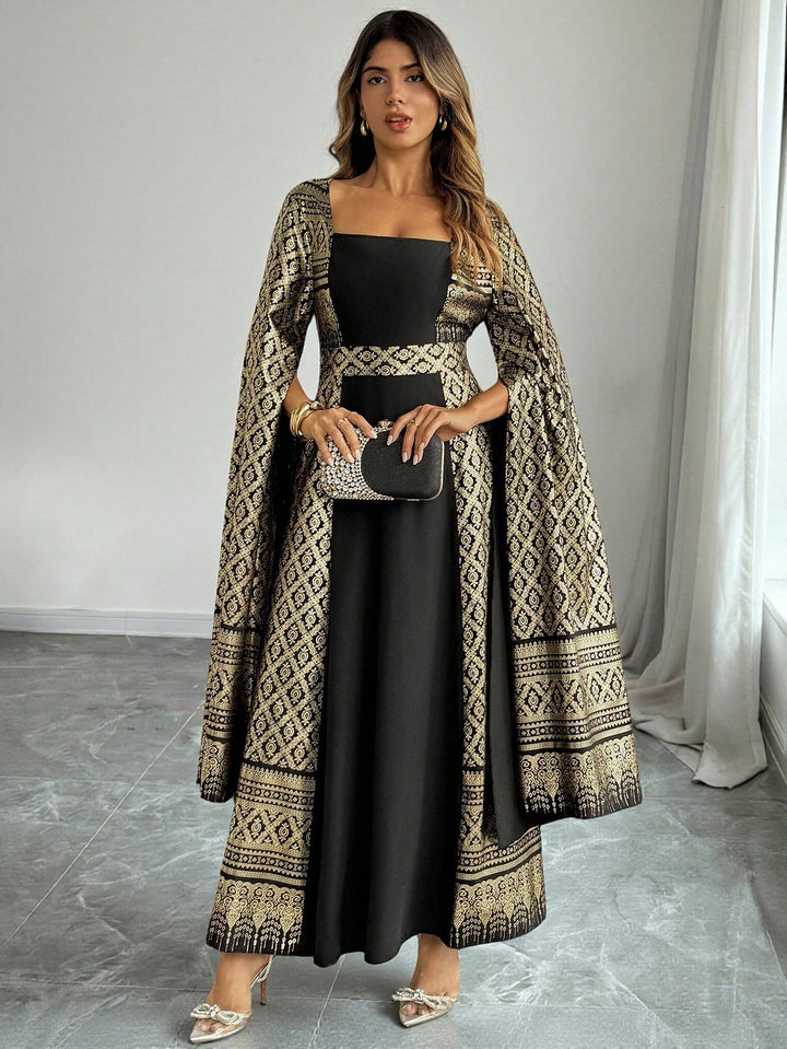Rochie maxi SHEIN, mix culori
