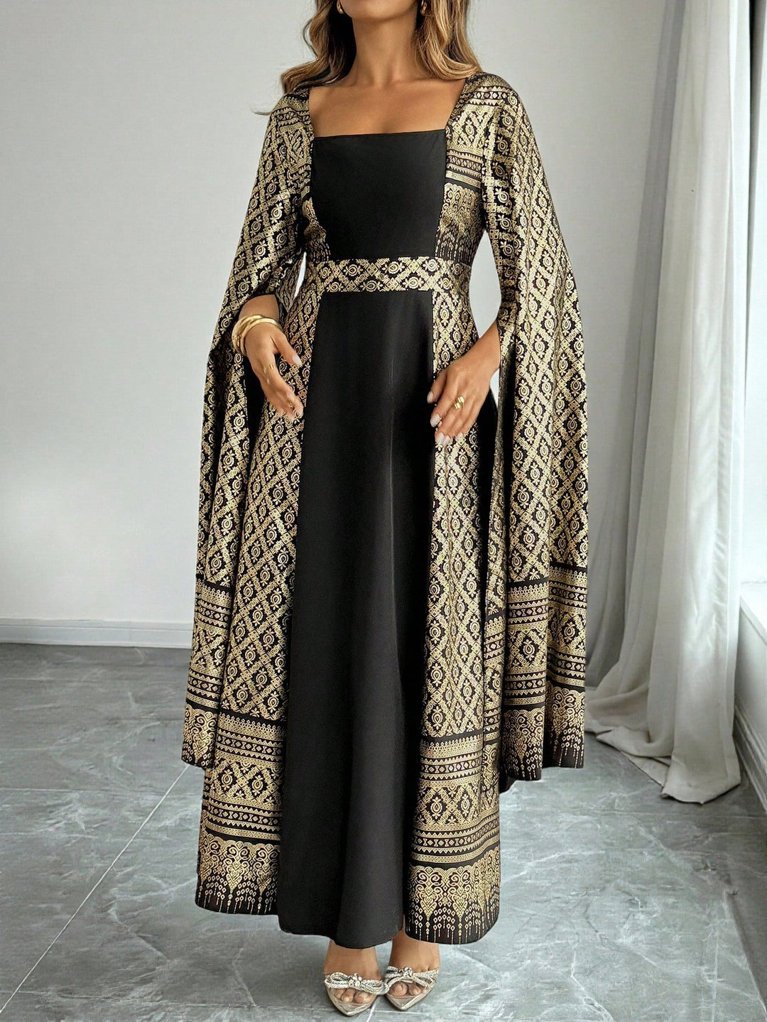 Rochie maxi SHEIN, mix culori