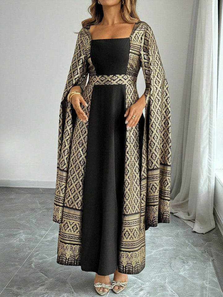 Rochie maxi SHEIN, mix culori