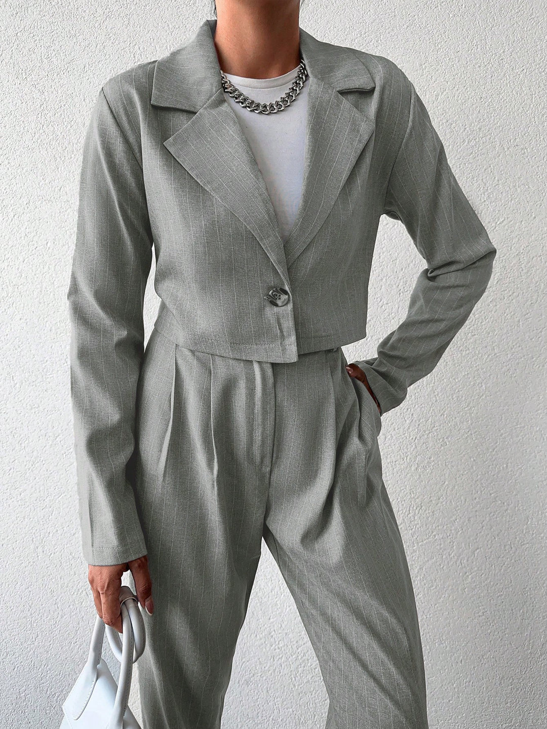 Costum SHEIN, gri