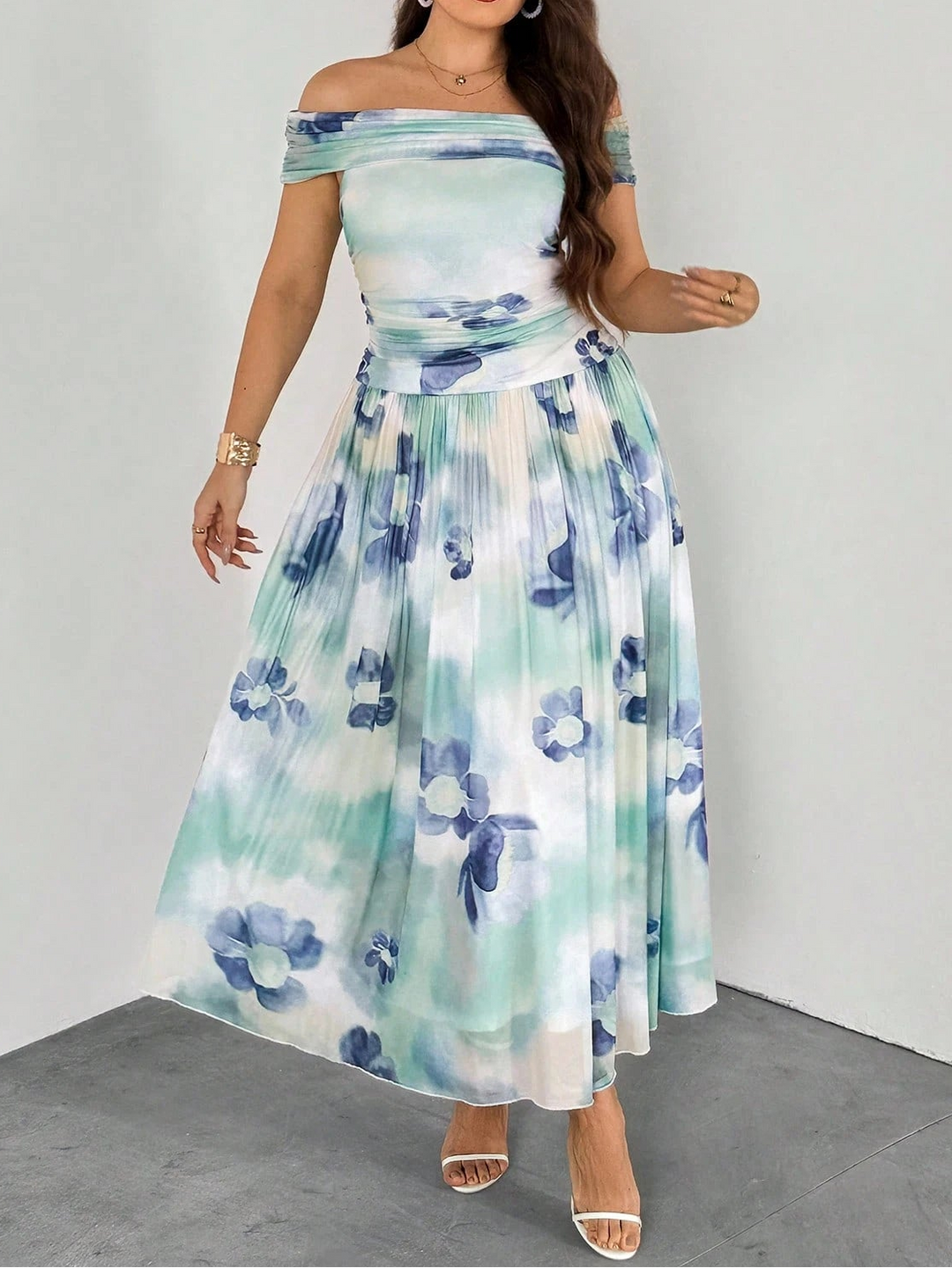 SHEIN maxi ruha, mix színek